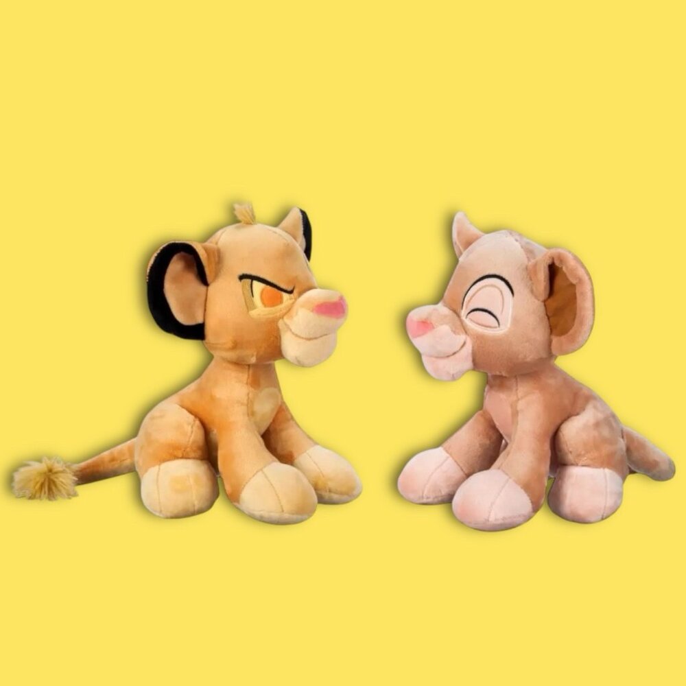 Disney Parks Simba and Nala Plush Set The Lion King 30th Anniversary 11" NWT - Picture 6 of 8